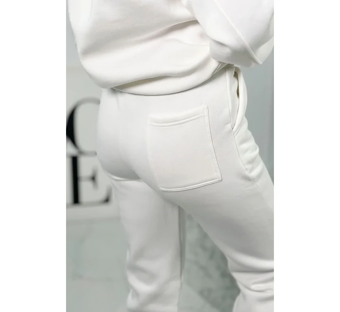 Bavlnená súprava s vyšívaným nápisom Paradise ecru