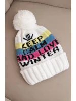 Fleecová čepice Marta K231 ecru