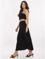 Spódnica model 21116745 czarny - FPrice Spódnica model 21116745 czarny - FPrice