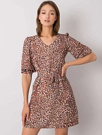 Šaty LK SK 508079.47P hnedá