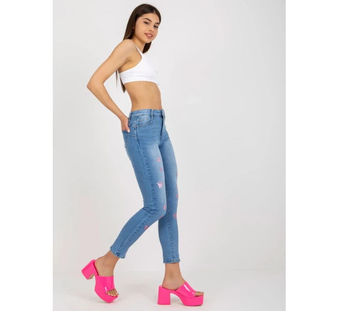 Spodnie jeans NM SP JK105.85P niebieski