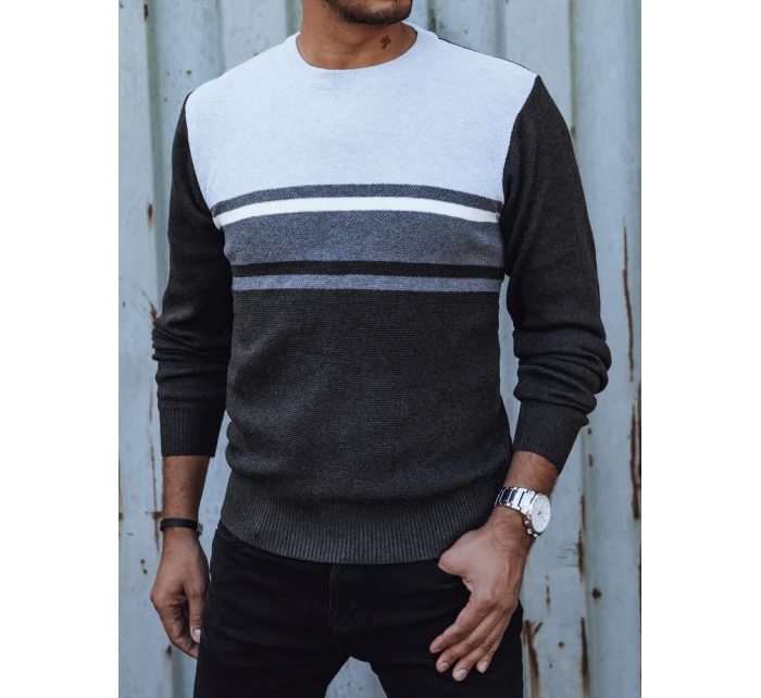 Pánsky sivý sveter FashionStreet WX2204