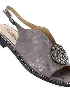 Dámské ploché sandály s ozdobou model 22117032 - S.Barski