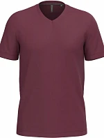 Kariban K 357 Pánske tričko s výstrihom do V 20.K357 wine
