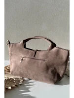 Taška z eko semiše Taupe Ivonira Taška z eko semiše Taupe Ivonira