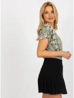 Dámská halenka model 18132780 khaki barva - FPrice