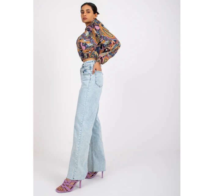 Blúzka DHJ BZ 15170.39 tmavo modrá