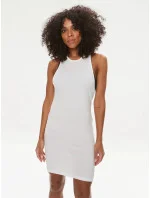 Dámske plážové šaty KW0KW02480 YCD white - Calvin Klein