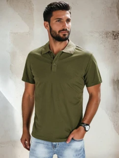 Pánské zelené polo tričko Dstreet model 21964623 - FashionStreet