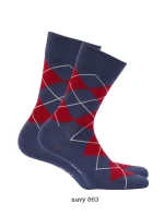 Pánske ponožky Wola Perfect Man vzorované W 94N03 Casual