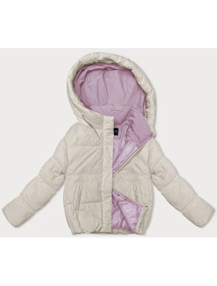 Světle béžová dámská sportovní bunda model 21246363 - Miss TiTi