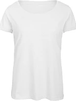 B&C Triblend /women Dámske tričko 01.TW56 biele
