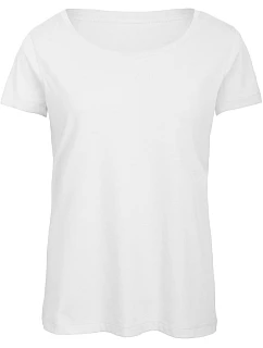 B&C Triblend /women Dámske tričko 01.TW56 biele