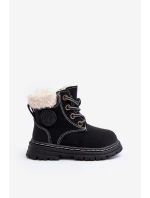 Dětské Trapery Botky Na Zip s Černé model 21640246 - Boto Dětské Trapery Botky Na Zip s Černé model 21640246 - Boto
