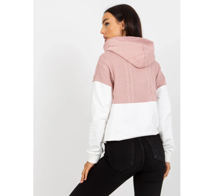 Mikina RV BL 8171.30 biele a ružové