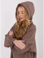 Bluza WT BL model 21818949 ciemny bezowy - FPrice Bluza WT BL model 21818949 ciemny bezowy - FPrice