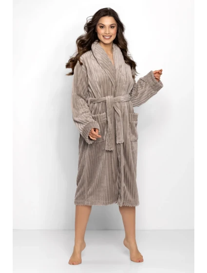 Župan One And Only Long Beige - Momenti Per Me Župan One And Only Long Beige - Momenti Per Me