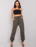 Dámske tepláky 7237.81 dark khaki - FPrice