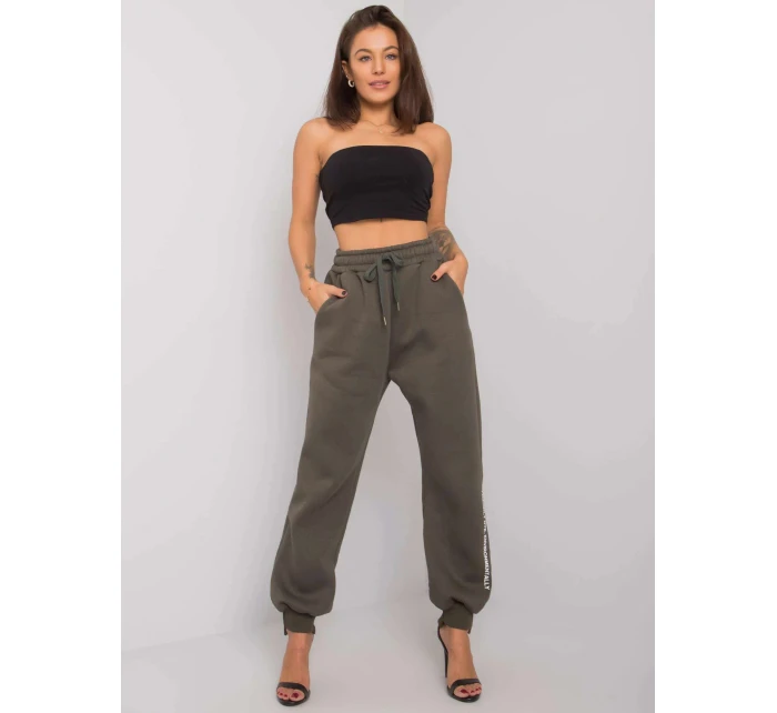 Dámske tepláky 7237.81 dark khaki - FPrice