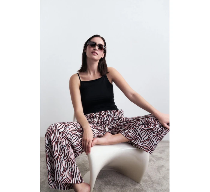 Summer Satin Trousers - WHITE - TRIUMPH WHITE - TRIUMPH