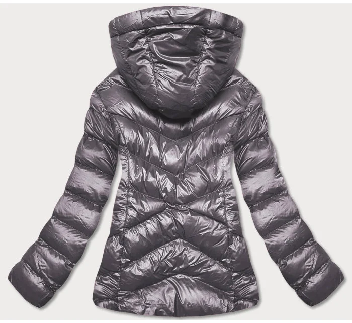 KRÓTKA KURTKA ZIMOWA DAMSKA SZARA model 21244791 - J.STYLE