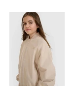 Dievčenská prechodná bunda bomber 4F 4FJWSS25TJACF184-82S