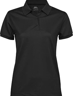 Tee Jays TJ 7001 Dámske piqué polo Club 18.7001 čierne