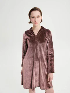 Noční košile s dlouhými rukávy model 18938185 - Vamp