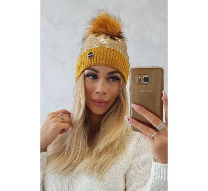 Čiapka K198 horčica Čiapka K198 horčica