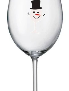 SNĚHULÁČEK - čirá sklenice na víno 350 ml
