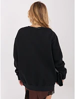 Dámska bavlnená základná mikina Goodlookin Black (A1047)