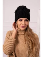 Dámská čepice Liliana model 18752215 černá - K-Fashion Dámská čepice Liliana model 18752215 černá - K-Fashion