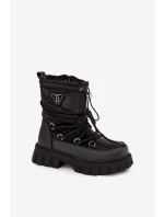 Dětské černé sněhule model 21747728 - Boto Dětské černé sněhule model 21747728 - Boto