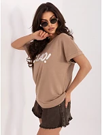 Bluzka RV BZ model 22097721 ciemny bezowy - FPrice