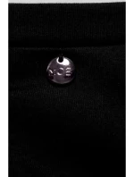 Mini šaty s na ramenou černé model 19660932 - Moe