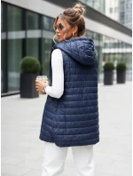 Dámska tmavomodrá vesta MELANI FashionStreet TY3415