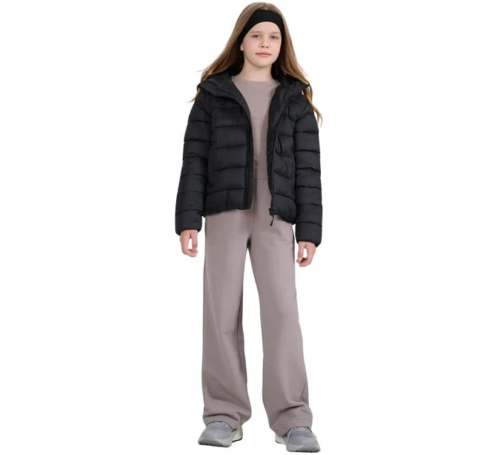 Detská páperová bunda 4F U0704 dark black 4FJWAW25TDJAU0704 20S