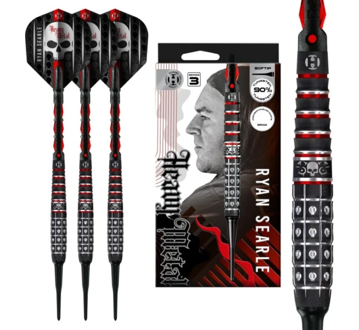 Šípky RYAN SEARLE SERIES 3 90% softip Šípky RYAN SEARLE SERIES 3 90% softip