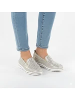 Dámske zlaté kožené poltopánky Jezzi 5364 Dámske zlaté kožené poltopánky Jezzi 5364