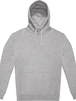 B&C ID.223 Hoodie Unisex mikina s kapucňou 01.I223 športovo sivá