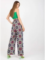 DHJ SP 13587 nohavice.66P čierna a modrá