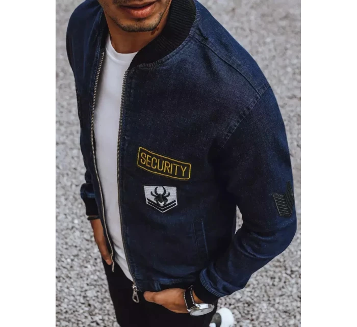 Pánska čierna bunda FashionStreet TX4108