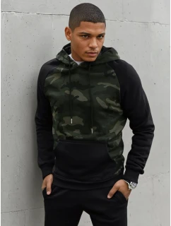 Pánská zelená mikina model 21966943 - Dstreet