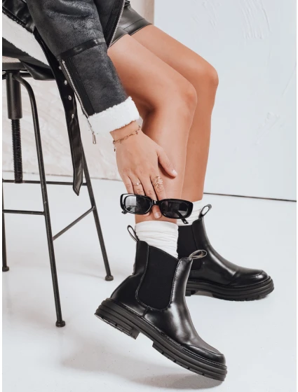 dámské kozačky na platformě černé model 21991967 - Dstreet