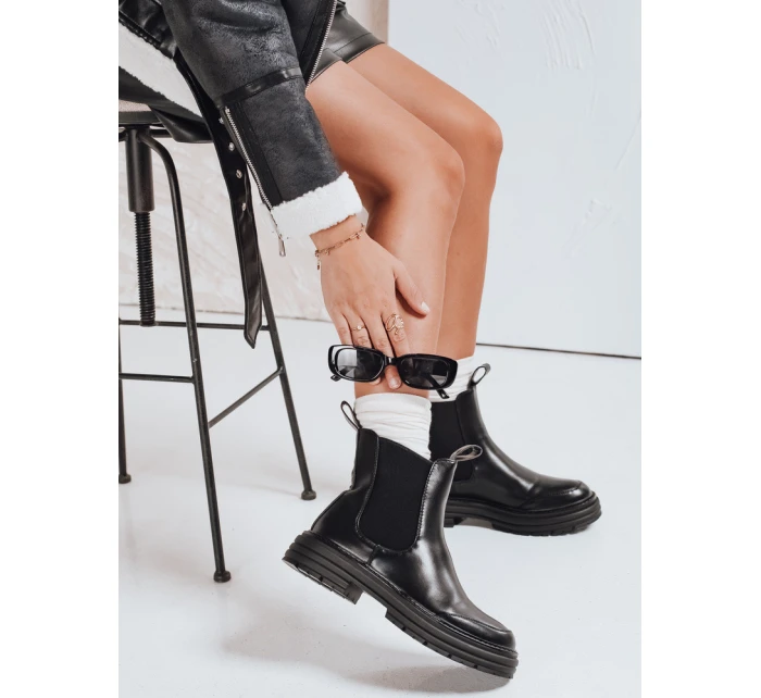 dámské kozačky na platformě černé model 21991967 - Dstreet