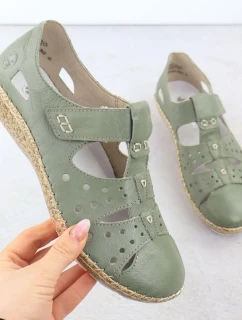 damskie na  zielone model 22033791 - Rieker