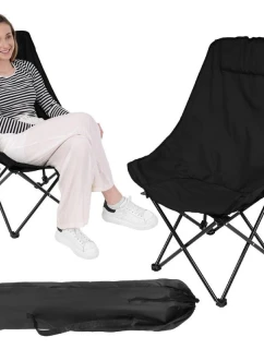 SKLÁDACÍ ŽIDLE ČERNÁ model 21826845