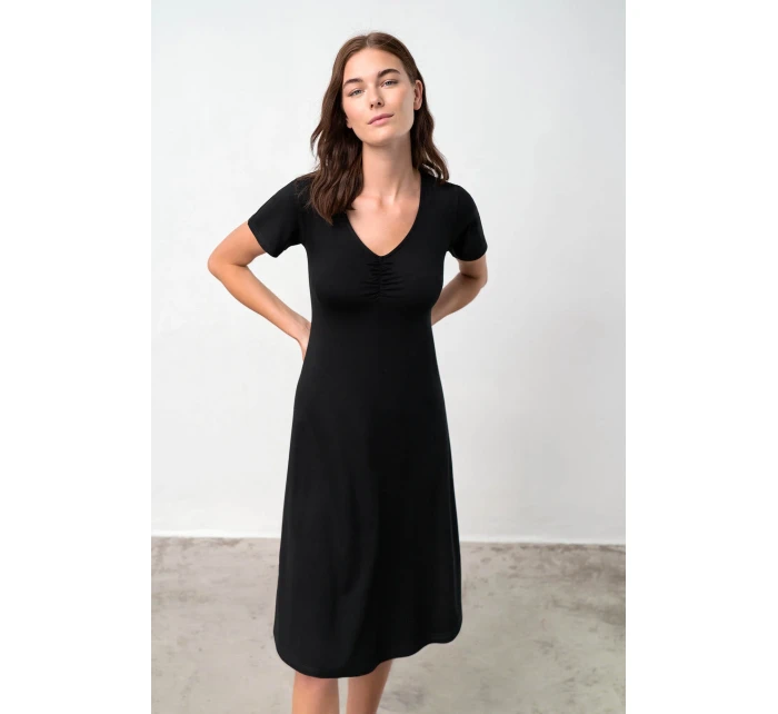 Vamp - Pohodlné dámske šaty - Syrah 18483 - Vamp Vamp - Pohodlné dámske šaty - Syrah 18483 - Vamp