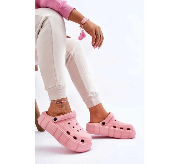 Dámská platforma Crocs Růžove model 21611643 - Boto