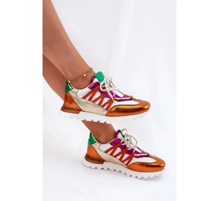 Dámske kožené poltopánky Artiker - viacfarebné